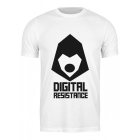 classic_tee с принтом Digital Resistance. Цифровое сопротивление в Казани,  |  | Тематика изображения на принте: 