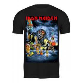 Мужская футболка с принтом Iron Maiden Band в Казани,  |  | 