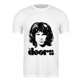 Мужская футболка с принтом The doors (Дорс) в Казани,  |  | Тематика изображения на принте: 