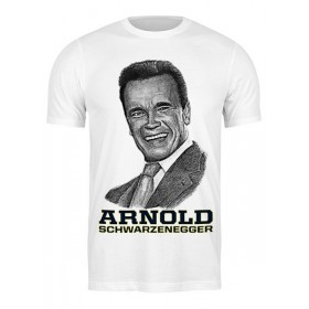 Мужская футболка с принтом Arnold Schwarzenegger в Казани,  |  | 