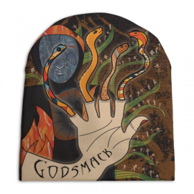 full_print_beanie с принтом Бомбер Godsmack в Казани,  |  | 