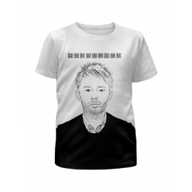 Футболка с полной запечаткой для мальчиков с принтом Radiohead Thom Yorke T-Shirt в Казани,  |  | 