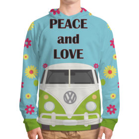 full_print_hoodie с принтом Peace and love в Казани, 92% хлопка 8% эластана Плотность: 245 гр/м2 |  | Тематика изображения на принте: 