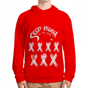 full_print_hoodie с принтом Scott Pilgrim в Казани, 92% хлопка 8% эластана Плотность: 245 гр/м2 |  | 