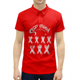 full_print_man_polo с принтом Scott Pilgrim в Казани,  |  | 