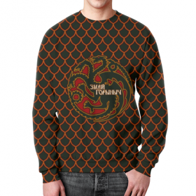 full_print_sweatshirt с принтом Змей Горыныч в Казани,  |  | 