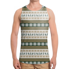 full_print_tanktop с принтом Скандинавский узор в Казани,  |  | Тематика изображения на принте: 