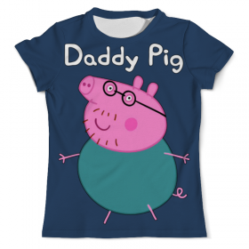 full_print_tee с принтом Daddy Pig в Казани,  |  | 