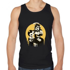 Мужская майка хлопок с принтом Bendy and the ink machine (8) в Казани, 100% хлопок |  | Тематика изображения на принте: bendy | bendy and the ink machine | horror | ink | machine | trend